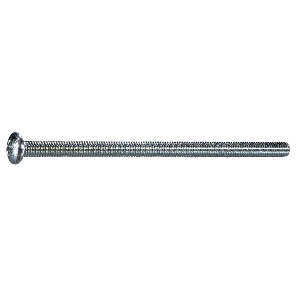 Midwest Fastener #10-32 x 3-1/2 in Phillips Pan Machine Screw, Zinc Plated Steel, 50 PK 54742 - main